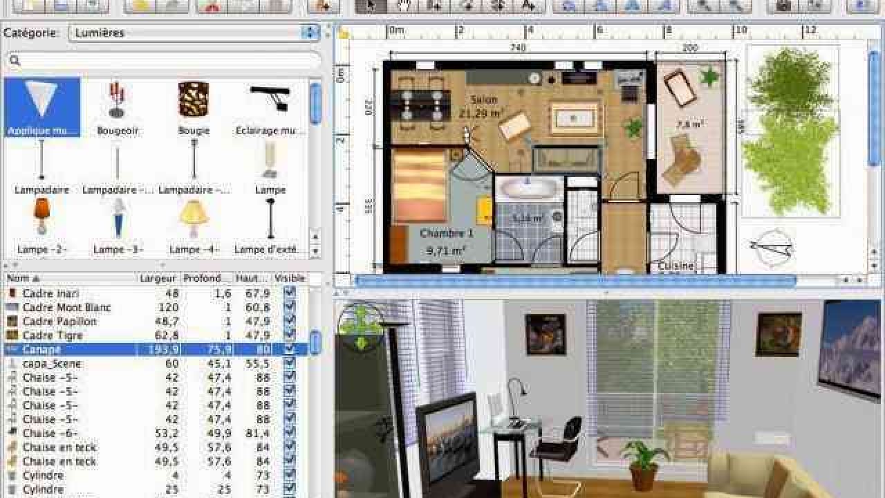 Aplikasi Desain Rumah 3D Offline Gratis Terbaik PC Sweet Home 3D