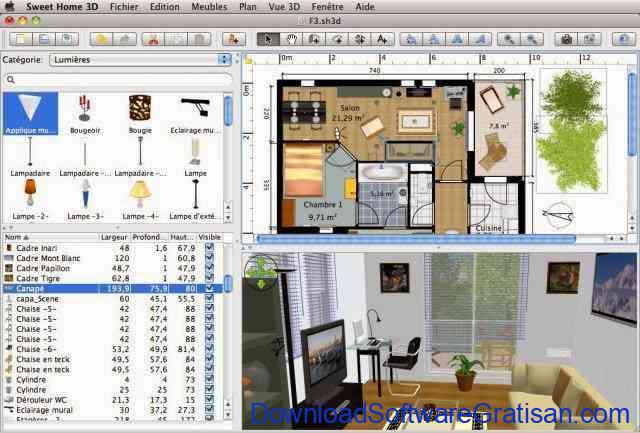 Aplikasi Desain Rumah 3D Offline Gratis Terbaik PC Sweet ...