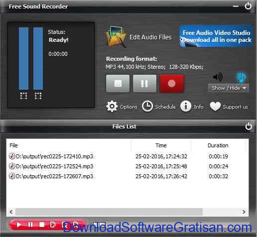 Aplikasi Perekam Suara Untuk Laptop Free Sound Recorder Downloadsoftwaregratisan Com