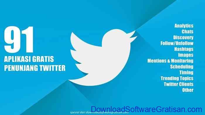 91 Aplikasi Gratis Penunjang Twitter untuk Berbagai Kebutuhan