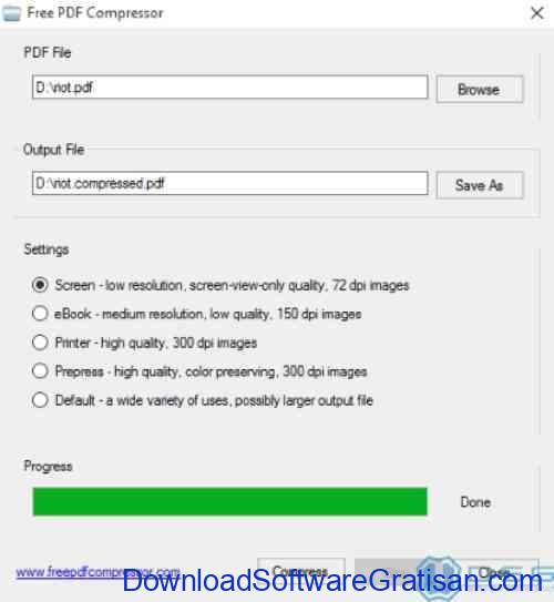 Aplikasi Kompres File PDF Offline Gratis Free PDF Compressor