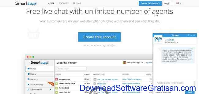 Aplikasi Gratis Terbaik untuk Live Chat di Website Kamu smartsupp