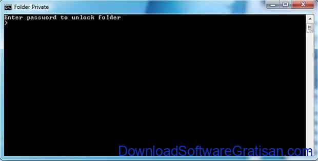 cara mengunci folder: password unlock