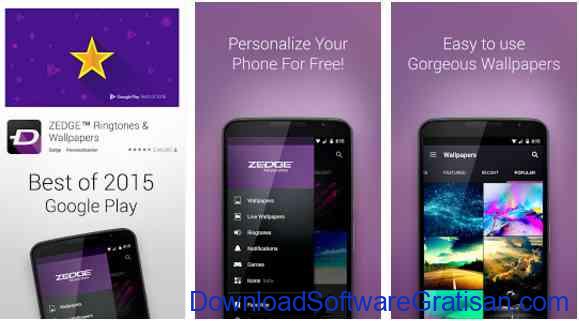 Aplikasi Gratis Android yang Berguna dan Bermanfaat zedge