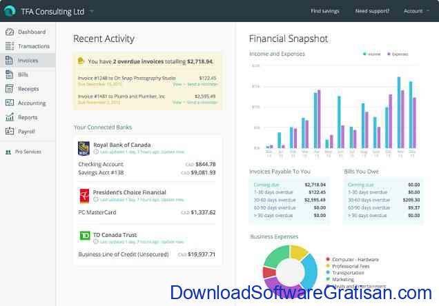 Download Aplikasi Laporan Keuangan Gratis: Wave Accounting