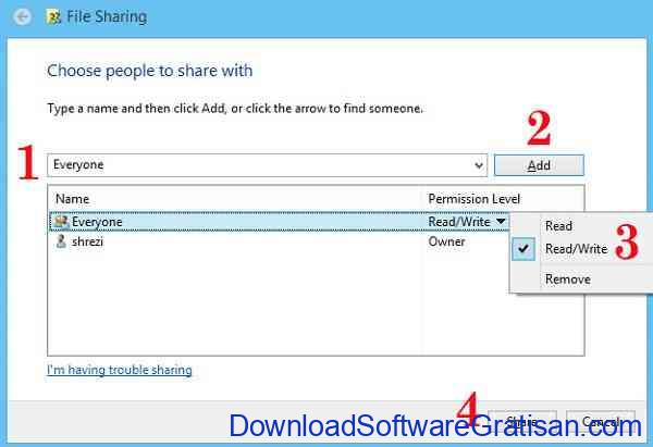share folder with all user