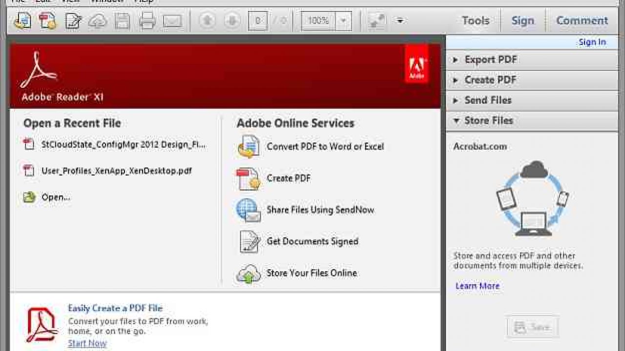 Gambar aplikasi untuk membuka file PDF pada PC dan Laptop