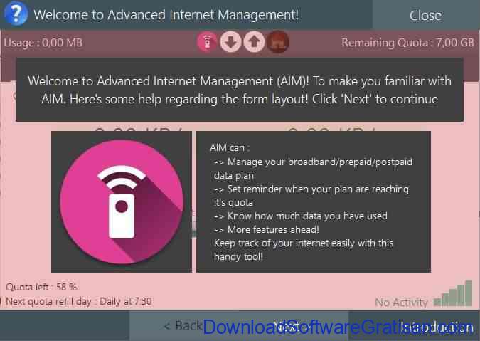 Aplikasi Monitoring dan Cek Kuota Internet di PC