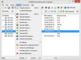Aplikasi untuk Scan IP NetBIOS dan SNMP SoftPerfect Network Scanner