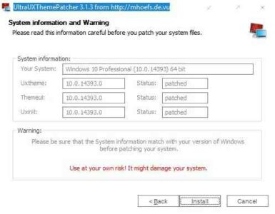 cara-instal-theme-windows-10-ultrauxthemepatcher