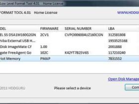 Low Level Format Flashdisk dengan HDD LLF Low Level Format Tool