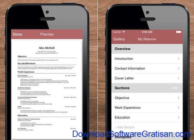 Aplikasi Terbaik untuk Membuat CV di Android dan iOS Resume Star - 8 Aplikasi CV Terbaik 2020 di Android dan iOS