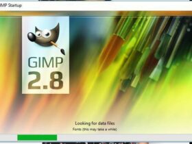 cara membuat gif GIMP Start