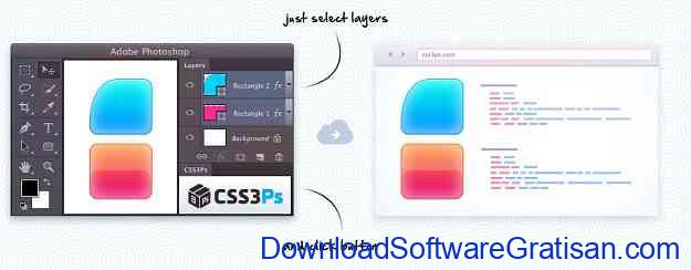 Ekstensi atau Plugin Gratis untuk Photoshop CSS3Ps