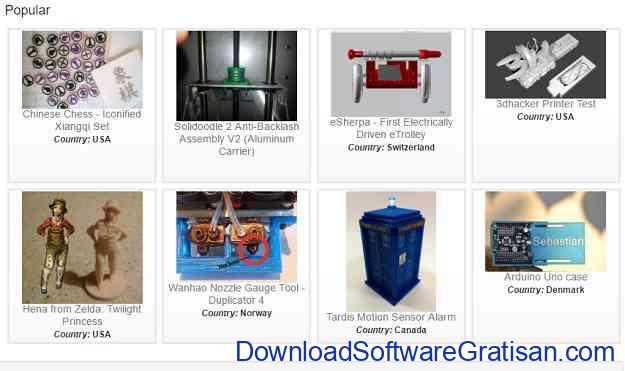 Situs Download Model STL Gratis untuk Printer 3D 3D Hacker