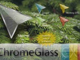Tema Kursor Mouse Gratis Terbaik untuk Windows Chrome Glass