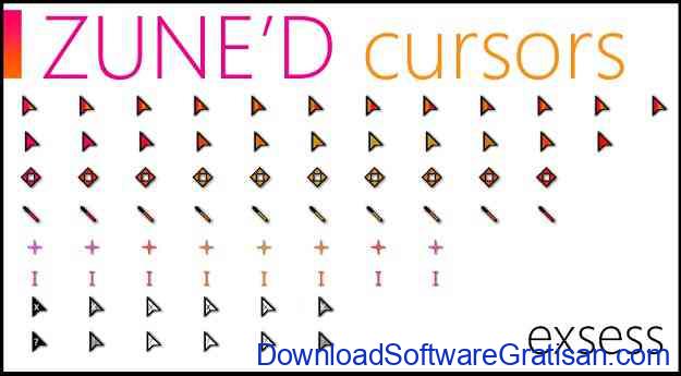 Tema Kursor Mouse Gratis Terbaik untuk Windows ZuneD Animated Cursors Set