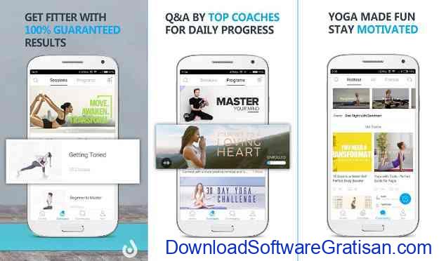 Apikasis Yoga Gratis Terbaik untuk Android Daily Yoga