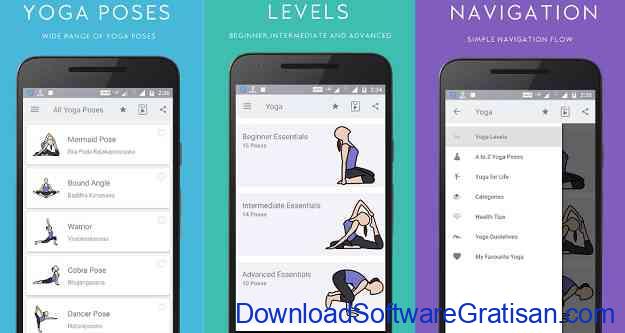 Apikasis Yoga Gratis Terbaik untuk Android Yoga Fitness Training App