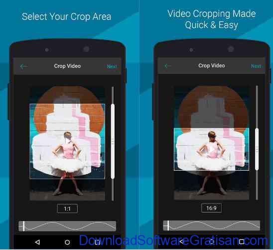 Aplikasi Crop Video untuk Android Video Crop - Landscape Maker