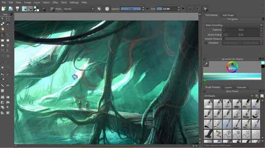 Aplikasi Desain Grafis Gratis Terbaik untuk PC: Krita