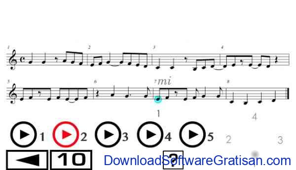 Aplikasi untuk belajar membaca musik Android Read Music