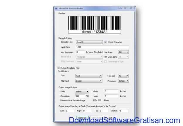Aeromium Barcode Software