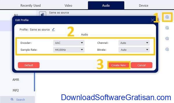 AnyRec Video Converter Compression Setting