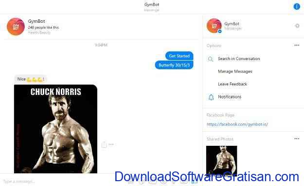 Aplikasi Chatbots dengan AI Terbaik Gymbot