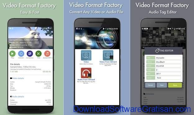 Aplikasi Convert Video ke Mp3 Android Gratis Terbaik - Video Format Factory