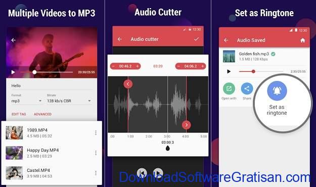 Aplikasi Convert Video ke Mp3 Android Gratis Terbaik - Video to MP3 Converter InShot