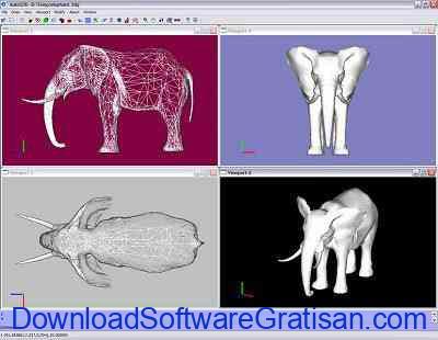 Aplikasi Desain Grafis 3D Gratis Terbaik untuk PC AutoQ3D Community