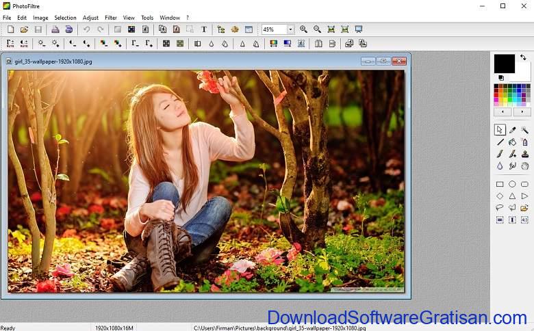 Aplikasi Edit Foto PC Gratis Selain Photoshop PhotoFiltre