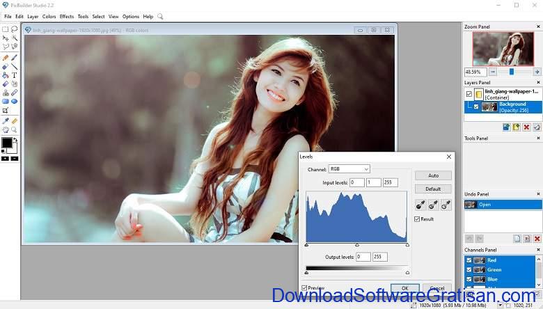 Aplikasi Edit Foto PC Gratis Selain Photoshop PixBuilder Studio