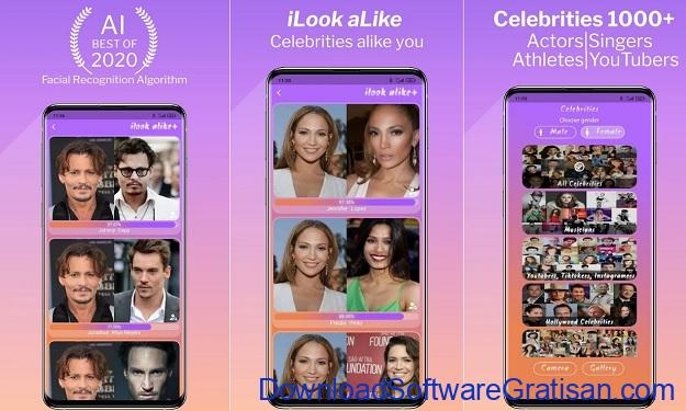Aplikasi Edit Muka Jadi Artis HP Android - Celebrity Look alike Star by Face without Gradient – SL-Solutions