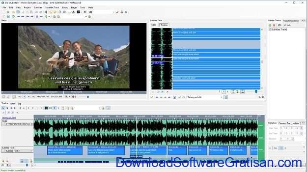 Aplikasi Edit Subtitle Gratis AHD Subtitles Maker