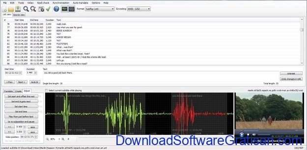 Aplikasi Edit Subtitle Gratis Subtitle Edit