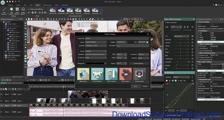 Aplikasi Edit Video Gratis PC VSDC Free Video Editor