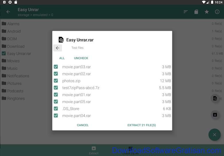 Aplikasi Ekstrak & Membuat File Zip RAR Terbaik - Easy Unrar Unzip & Zip