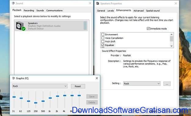 Aplikasi Equalizer terbaik untuk PC Windows Default Windows Audio