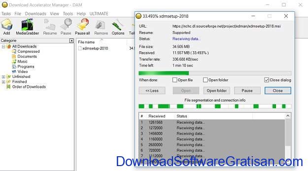 Aplikasi Gratis untuk Mempercepat Download Selain IDM Download Accelerator Manager