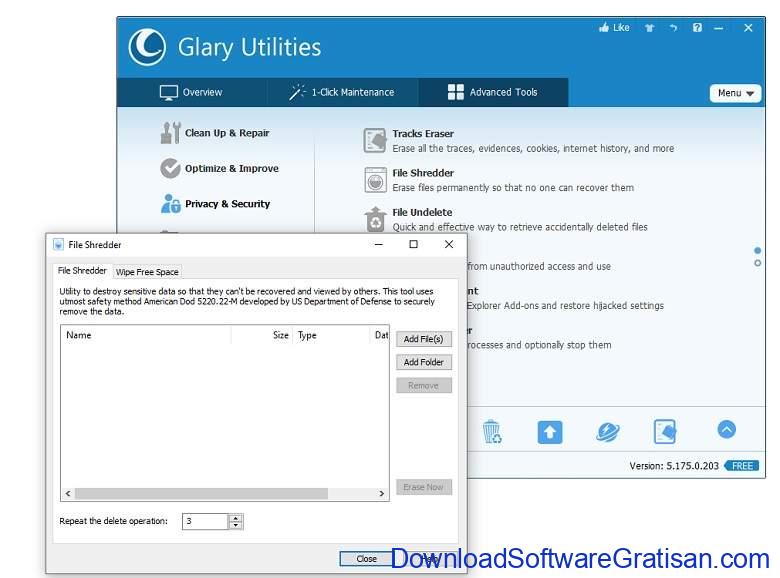 Aplikasi Hapus File Gratis Terbaik untuk PC - Glary Utilities