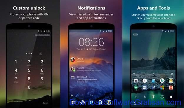 Aplikasi Kunci Layar Gratis Terbaik untuk Android Next Lock Screen
