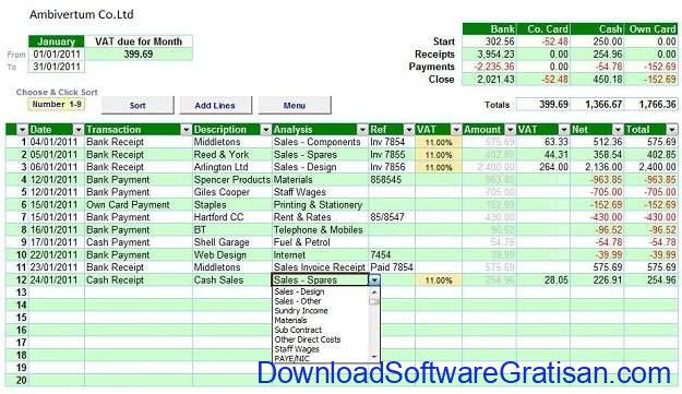 Free Download Aplikasi Laporan Keuangan Sederhana