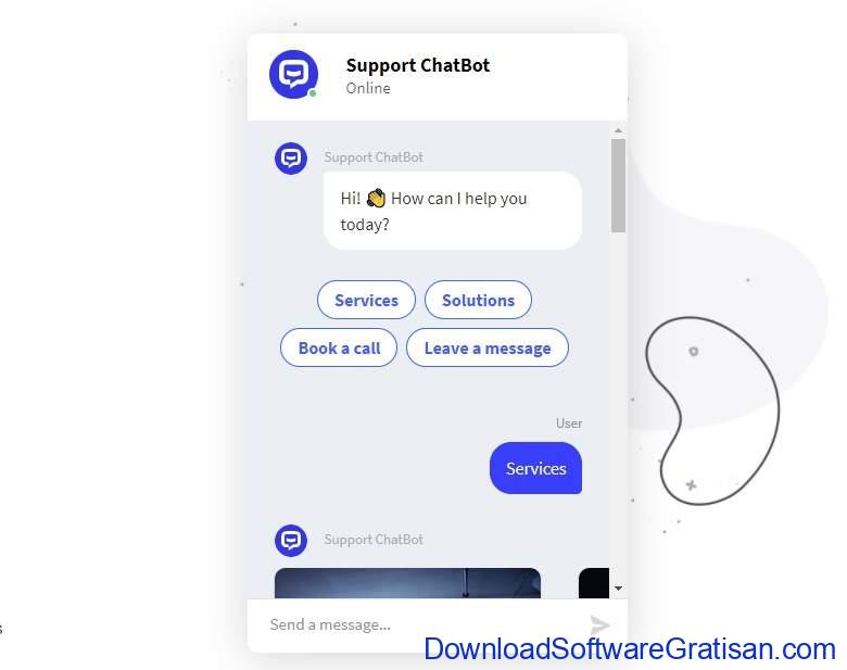 Aplikasi Live Chat untuk Website - ChatBot