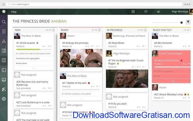 Aplikasi Manajemen Proyek Gratis Terbaik Taiga