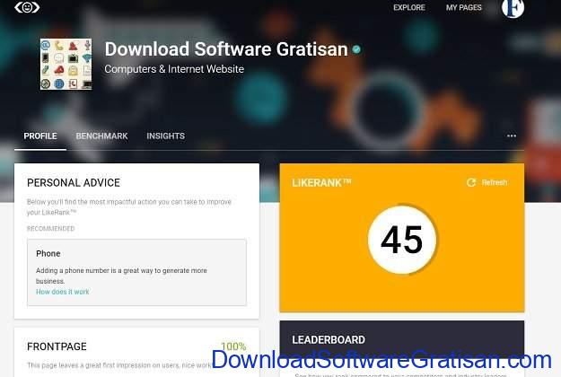 Aplikasi Marketing Facebook GRATIS Terbaik Likealyzer