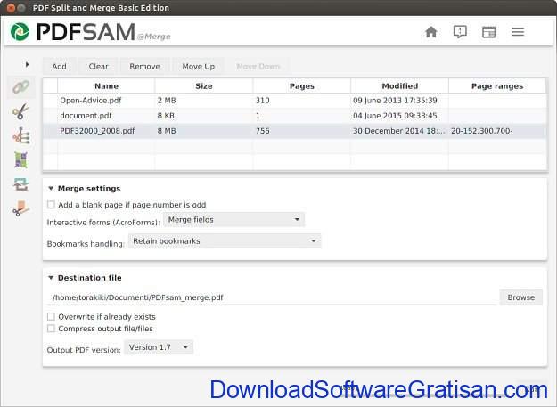 Aplikasi Menggabungkan & Memisahkan Halaman PDF PDF Split and Merge