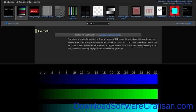 Aplikasi Online untuk Kalibrasi Warna Monitor The Lagom LCD Monitor Test Pages