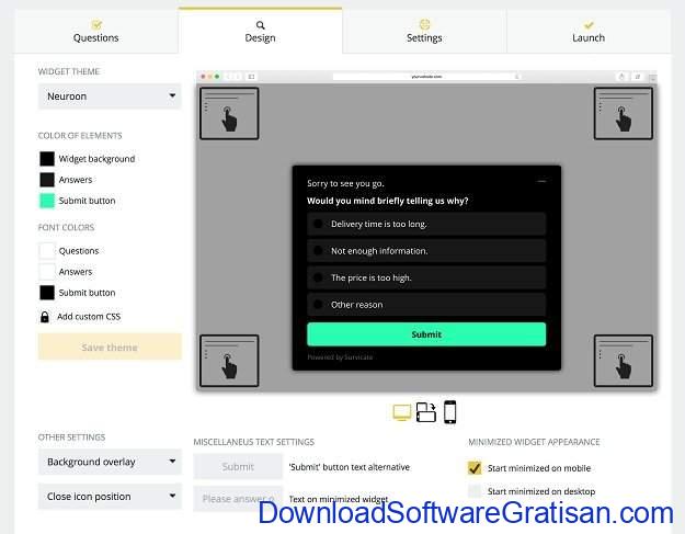 Aplikasi Online untuk Membuat Survey Survicate